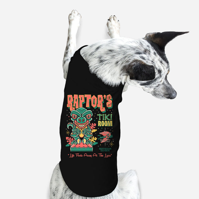 Raptor Tiki Room-Dog-Basic-Pet Tank-Nemons