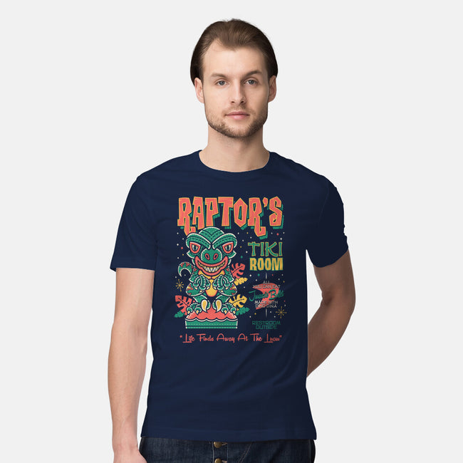 Raptor Tiki Room-Mens-Premium-Tee-Nemons