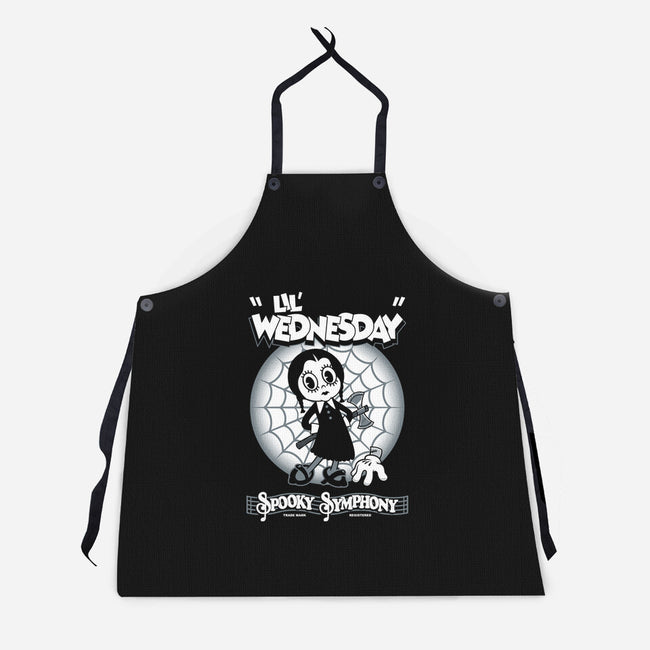 Lil' Wednesday-Unisex-Kitchen-Apron-Nemons