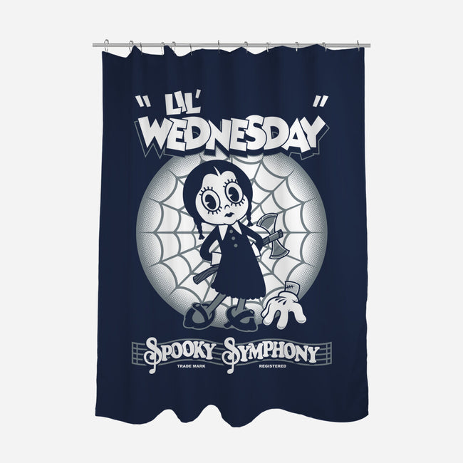 Lil' Wednesday-None-Polyester-Shower Curtain-Nemons