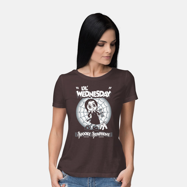 Lil' Wednesday-Womens-Basic-Tee-Nemons