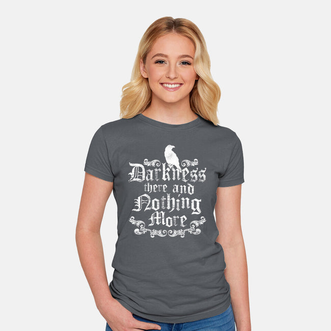 Darkness There-Womens-Fitted-Tee-Nemons