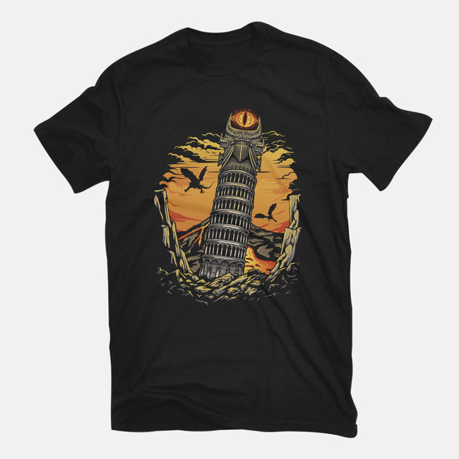 Leaning Dark Tower-Mens-Premium-Tee-Olipop