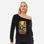 Dungeons And Edds-Womens-Off Shoulder-Sweatshirt-Studio Mootant