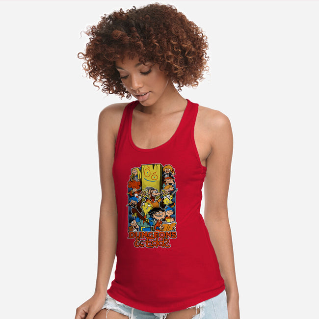 Dungeons And Edds-Womens-Racerback-Tank-Studio Mootant