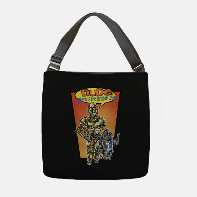 Where Is The Master Luke-None-Adjustable Tote-Bag-zascanauta