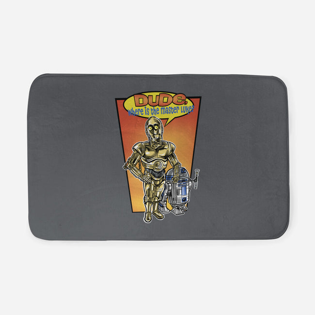 Where Is The Master Luke-None-Memory Foam-Bath Mat-zascanauta