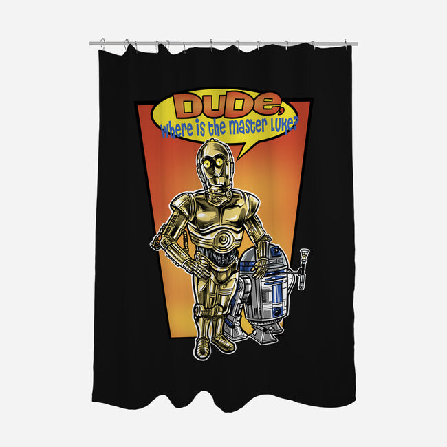 Where Is The Master Luke-None-Polyester-Shower Curtain-zascanauta