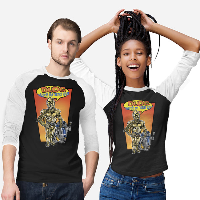 Where Is The Master Luke-Unisex-Baseball-Tee-zascanauta