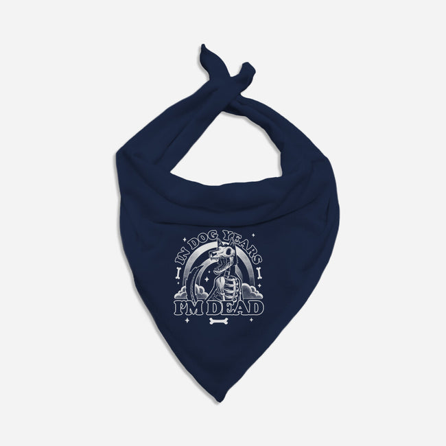 Dead In Dog Years-Dog-Bandana-Pet Collar-Studio Mootant