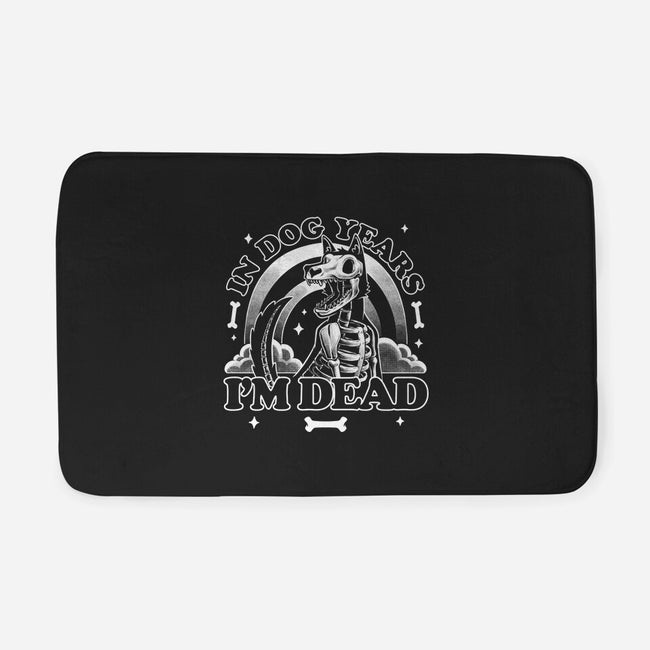 Dead In Dog Years-None-Memory Foam-Bath Mat-Studio Mootant