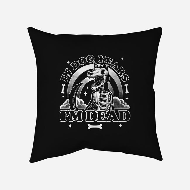 Dead In Dog Years-None-Removable Cover-Throw Pillow-Studio Mootant