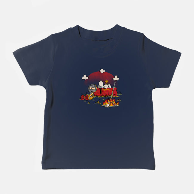 Snoopy Dark Souls-Baby-Basic-Tee-Studio Mootant