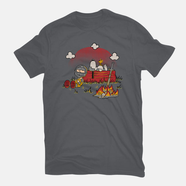 Snoopy Dark Souls-Womens-Fitted-Tee-Studio Mootant