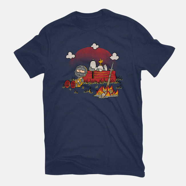 Snoopy Dark Souls-Womens-Fitted-Tee-Studio Mootant