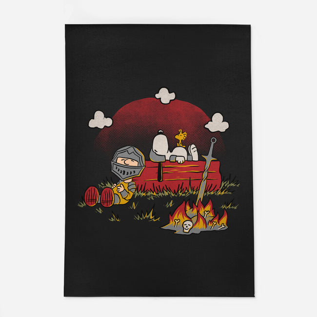 Snoopy Dark Souls-None-Indoor-Rug-Studio Mootant