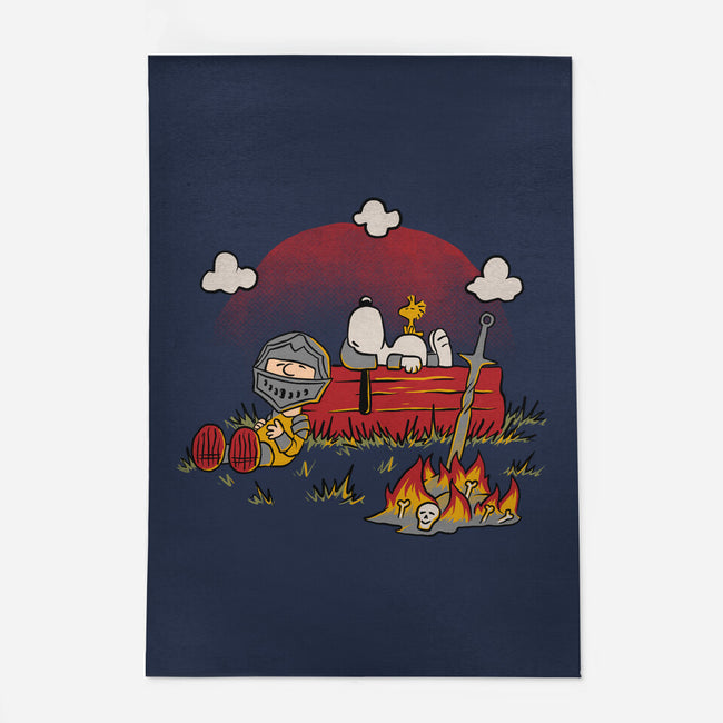 Snoopy Dark Souls-None-Indoor-Rug-Studio Mootant