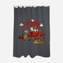 Snoopy Dark Souls-None-Polyester-Shower Curtain-Studio Mootant