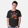 Snoopy Dark Souls-Mens-Basic-Tee-Studio Mootant