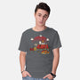 Snoopy Dark Souls-Mens-Basic-Tee-Studio Mootant