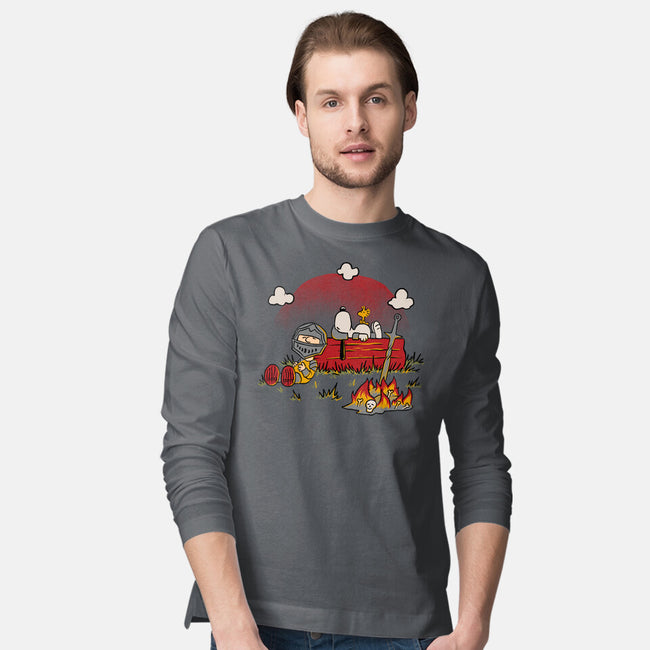 Snoopy Dark Souls-Mens-Long Sleeved-Tee-Studio Mootant