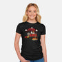 Snoopy Dark Souls-Womens-Fitted-Tee-Studio Mootant