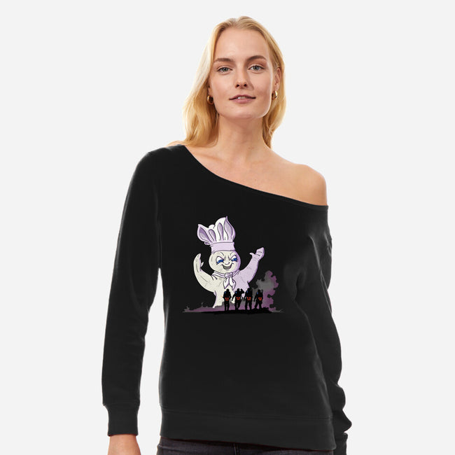 The Traveler Has Come-Womens-Off Shoulder-Sweatshirt-INCOGNIKO