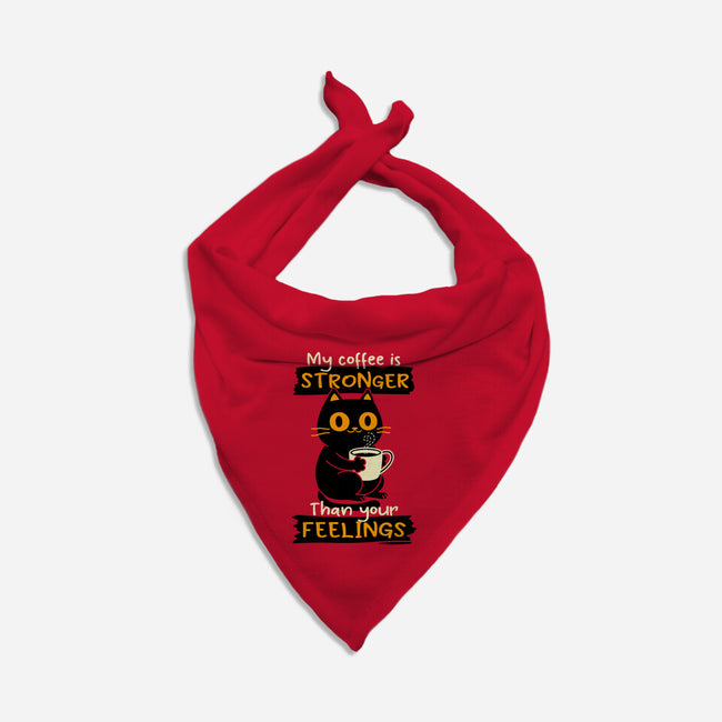 Stronger Than Your Feelings-Cat-Bandana-Pet Collar-Xentee