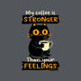 Stronger Than Your Feelings-None-Fleece-Blanket-Xentee