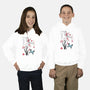 Two Butterflies Sumi-e-Youth-Pullover-Sweatshirt-DrMonekers