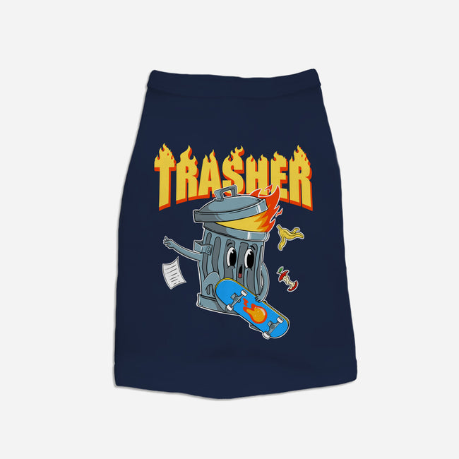 Trasher Skater-Cat-Basic-Pet Tank-Tri haryadi