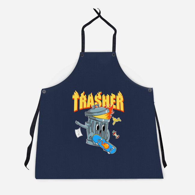 Trasher Skater-Unisex-Kitchen-Apron-Tri haryadi