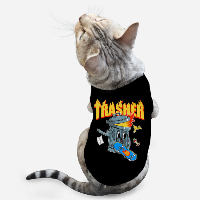 Trasher Skater-Cat-Basic-Pet Tank-Tri haryadi