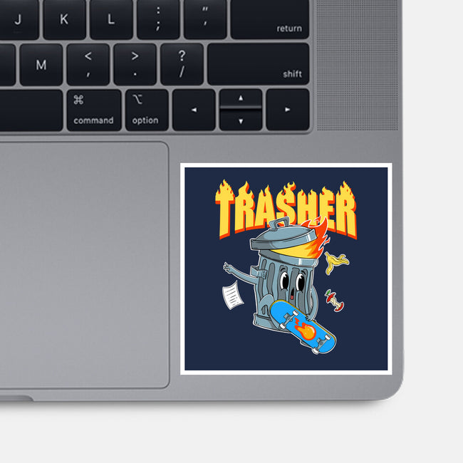 Trasher Skater-None-Glossy-Sticker-Tri haryadi