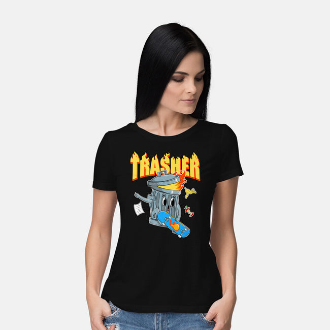 Trasher Skater-Womens-Basic-Tee-Tri haryadi