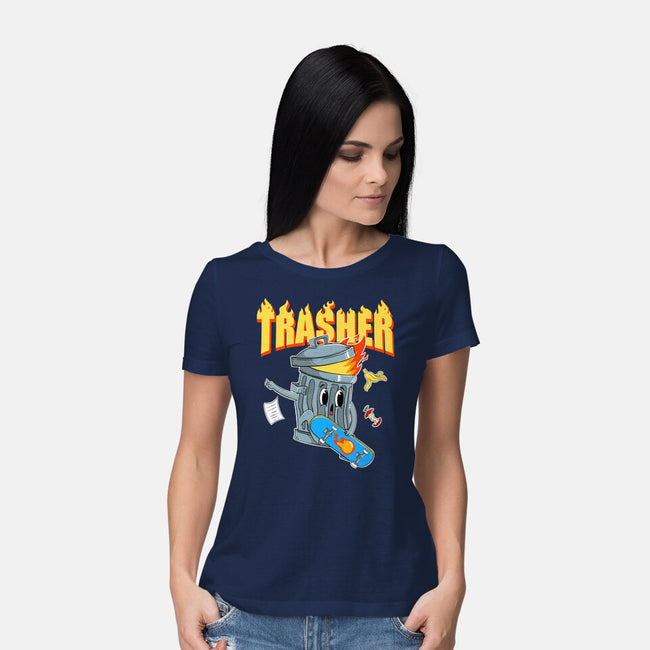 Trasher Skater-Womens-Basic-Tee-Tri haryadi