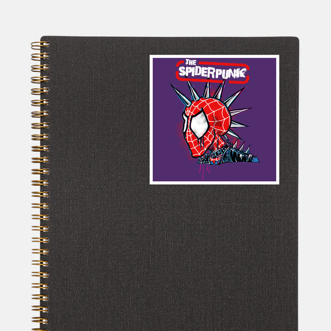 The Spiderpunk-None-Glossy-Sticker-joerawks