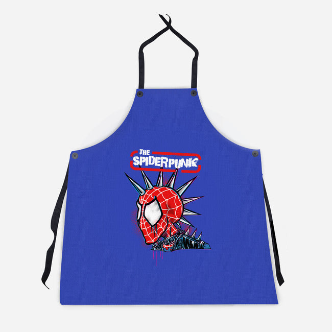 The Spiderpunk-Unisex-Kitchen-Apron-joerawks