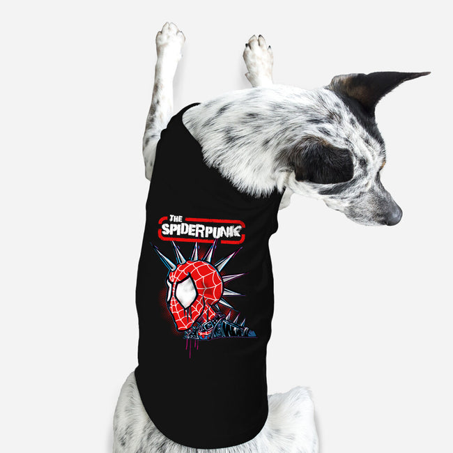 The Spiderpunk-Dog-Basic-Pet Tank-joerawks