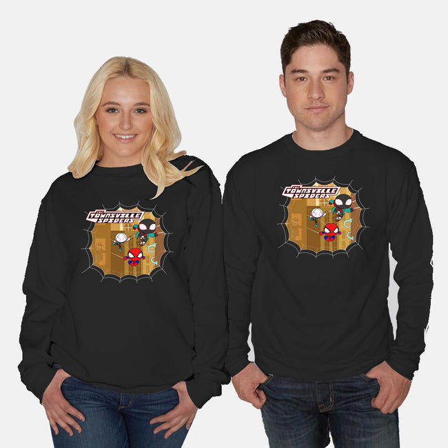 The Townsville Spiders-Unisex-Crew Neck-Sweatshirt-Taaroko