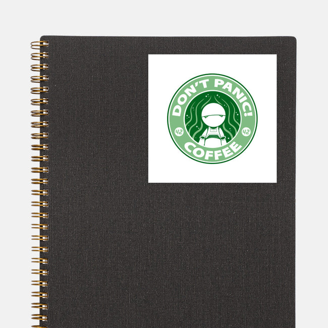 Don't Panic Coffee-None-Glossy-Sticker-Umberto Vicente