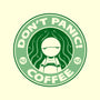 Don't Panic Coffee-None-Removable Cover-Throw Pillow-Umberto Vicente