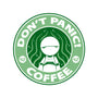 Don't Panic Coffee-Unisex-Baseball-Tee-Umberto Vicente