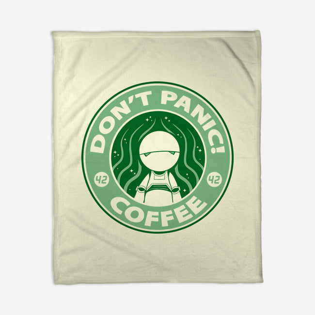 Don't Panic Coffee-None-Fleece-Blanket-Umberto Vicente