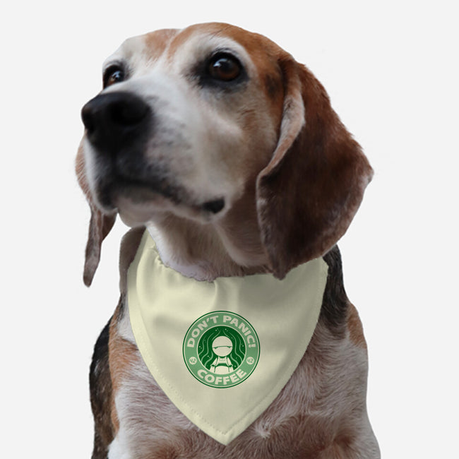 Don't Panic Coffee-Dog-Adjustable-Pet Collar-Umberto Vicente