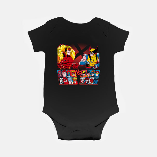 Mutant Fighter-Baby-Basic-Onesie-Andriu