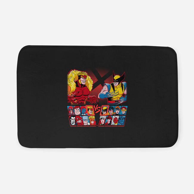 Mutant Fighter-None-Memory Foam-Bath Mat-Andriu