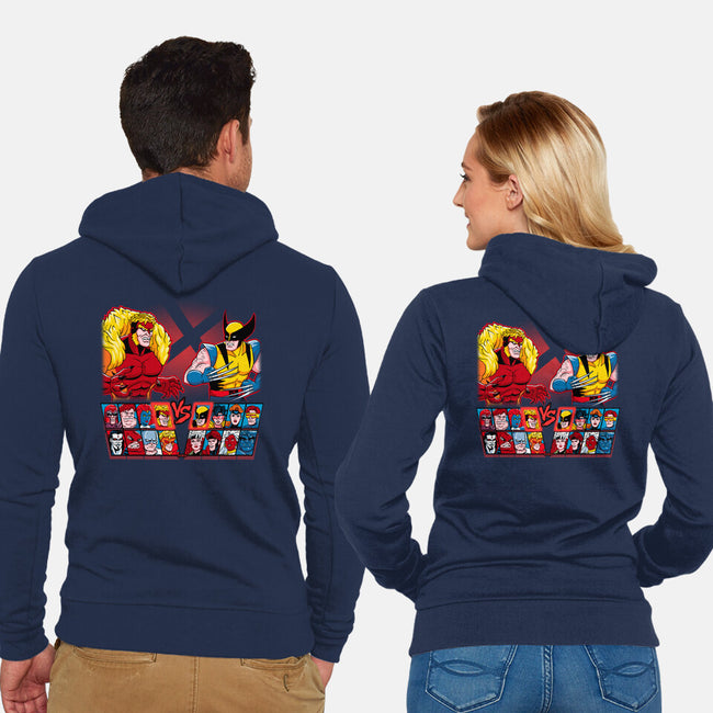 Mutant Fighter-Unisex-Zip-Up-Sweatshirt-Andriu