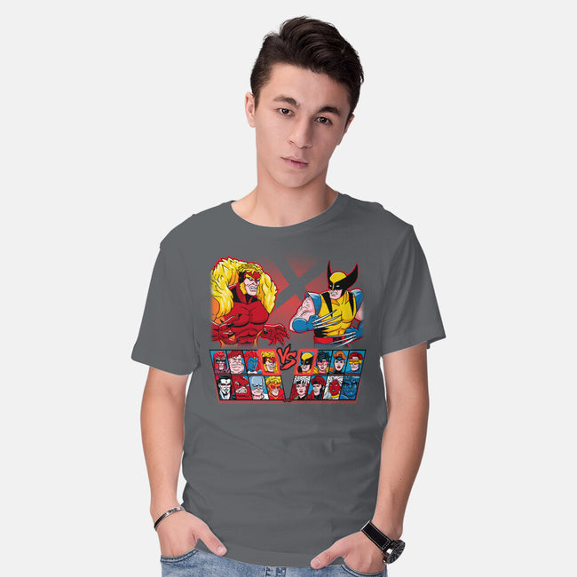 Mutant Fighter-Mens-Basic-Tee-Andriu