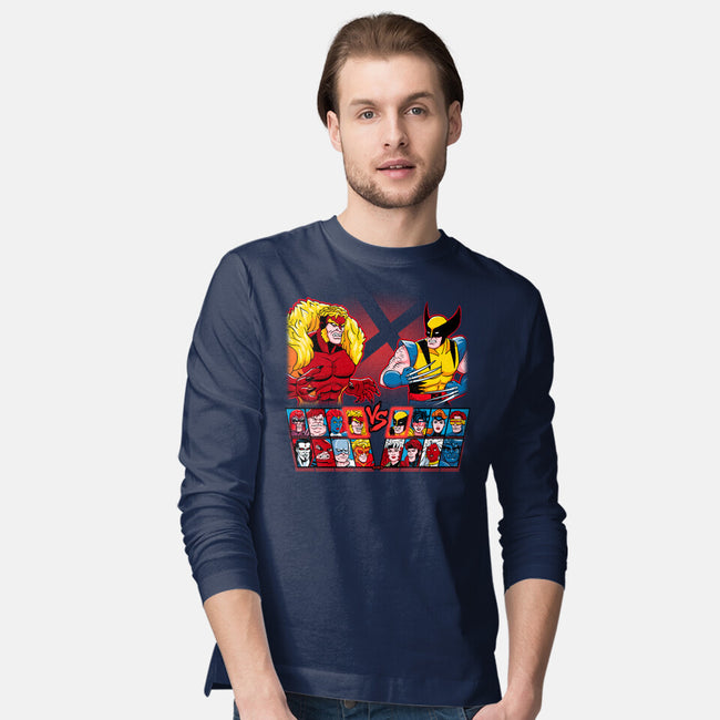 Mutant Fighter-Mens-Long Sleeved-Tee-Andriu